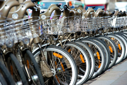 Les vélos en libre-service en France